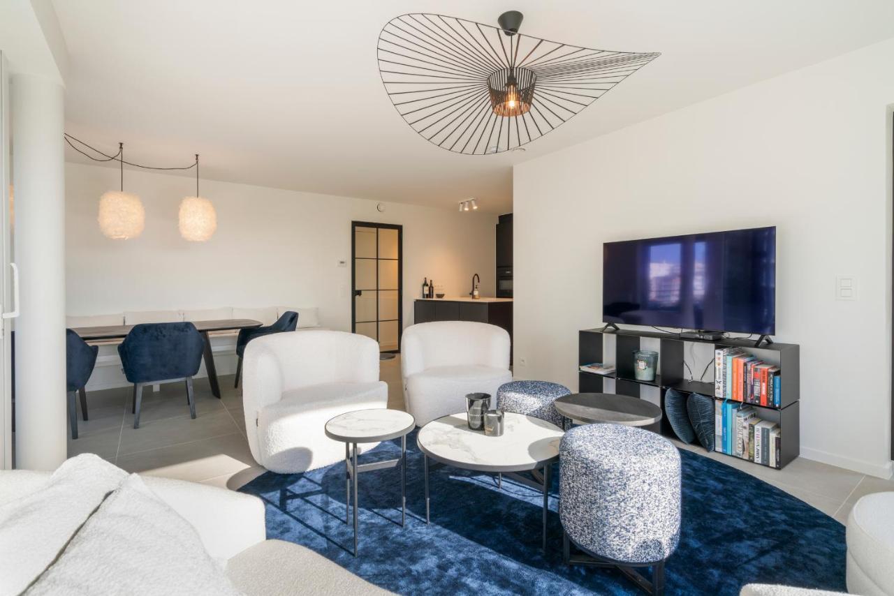 The Waves-Luxurious 3Bedroom App W Big Terrace & Garage Oostende Exteriör bild
