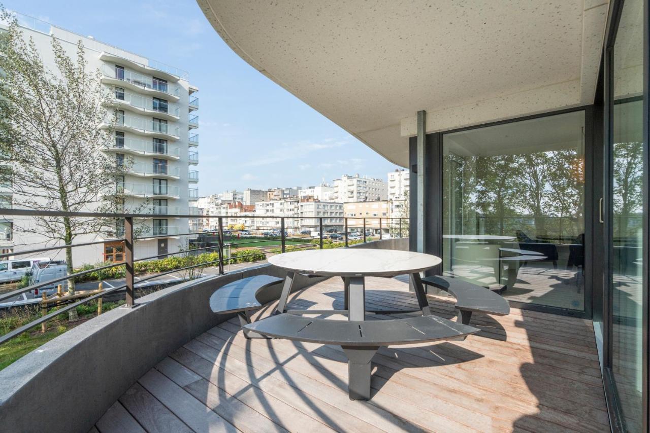 The Waves-Luxurious 3Bedroom App W Big Terrace & Garage Oostende Exteriör bild